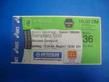 93/94 Ticket Borussia