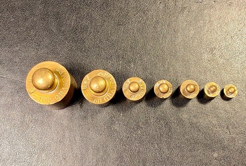 Alte messing waagengewichte - alte,