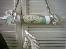 ❤ TÜRKRANZ ❤ WAND DEKO ❤ CARPE DIEM ❤ SHABBY ❤ Handarbeit ❤ Einzelstück ❤