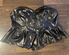 Corsage lackleder pu - corsage, gr.