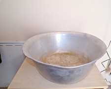 Alu Wanne Schüssel Pflanztopf 18x44 cm Übertopf