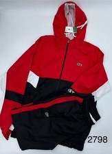 Lacoste Anzug Rot-Schwarz S