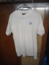 VW Volkswagen Wolfsburg Weiß Logo T-Shirt L 500 Identity