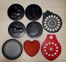 Zenker Christmas Osterhase Osterlamm Flach-und Motivboden Schwarz 26 cm Konvolut