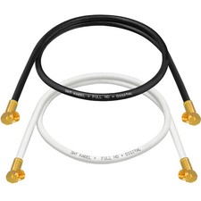 Sat Kabel Antennenkabel TV 135dB Winkel F-Stecker 90° Satelliten Modem Internet