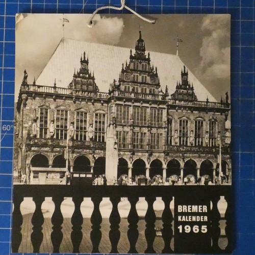 Bremer kalender 1965 20x23cm - kalender,