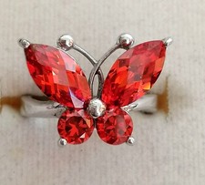 Silber Ring 925 Schmetterling