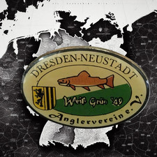 Sammler Pin - Wappen/Fahnen/Flaggen - Dresden Neustadt Angler Verein