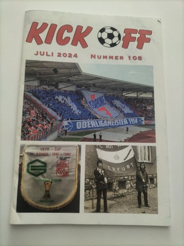 Programm fanheft rot weiss - rot,