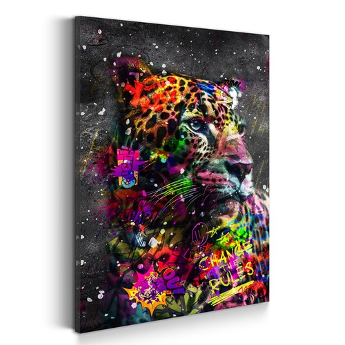 Leopard graffiti pop - leopard,