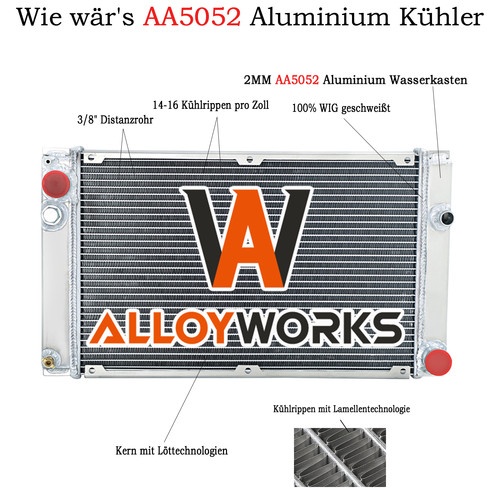 Reihe aluminium kühler für - aluminium,