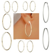 Große Creolen Ohrringe 333