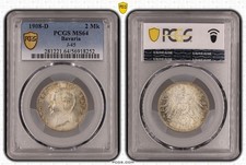 Bayern mark silber 1908 - mark,