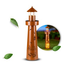 LED Leuchtturm mit Timer 80 cm