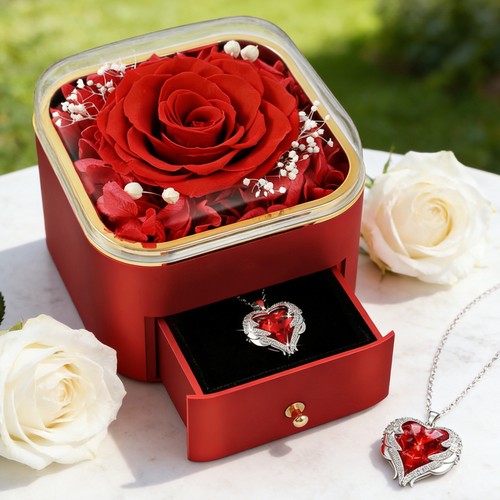 Ewige rose geschenkbox mit - geschenkbox,