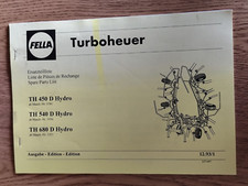 Fella Turboheuer TH450 bis 650 Ersatzteilliste spare parts  K21