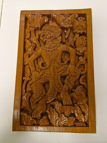 Holz schnitzerei alt buddismus - schnitzerei,