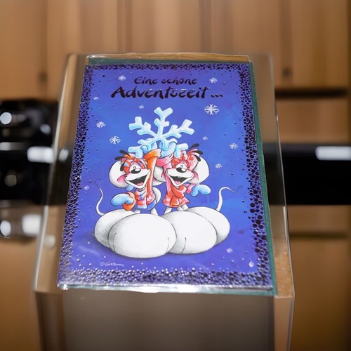 Diddl adventskarte eine - -,