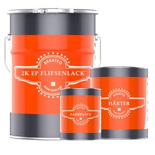 Fliesenlack 2K Epoxidharz Multilack Epoxy Fliesenfarbe Wand Boden Fliesen Bad