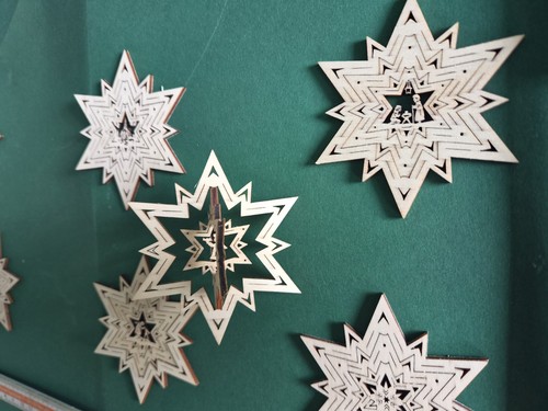 Weihnachtsstern steckbar - 5x,