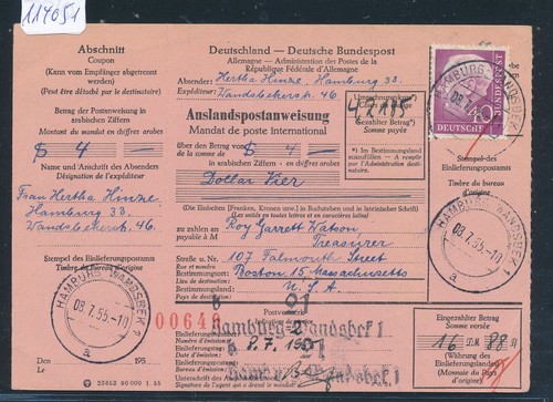 114051 auslandspostanweisung - 114051),