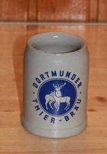 Dortmunder Thier Bräu Bierkrug 0.5 L Steinzeug Steingut Keramik sehr alt