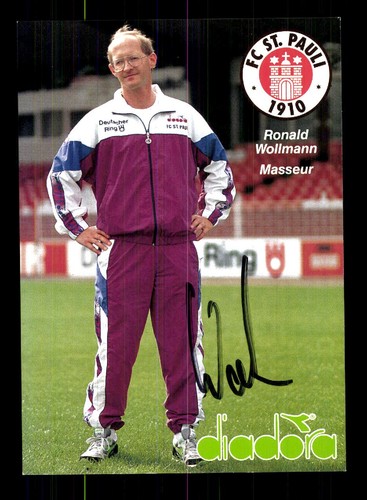 Ronald wollmann autogrammkarte - ronald,