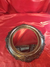 Biedermeier Spiegel Holz Glas