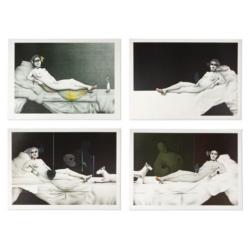 Paul wunderlich olympia nach - wunderlich,, (nach