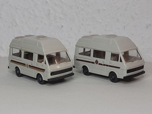 Wiking 2x vw wohnmobil - 2x, vw-wohnmobil