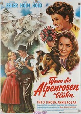 Plakat Wenn die Alpenrosen