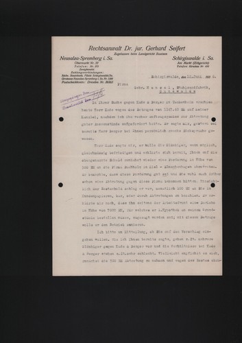 Schirgiswalde brief 1936 - brief,