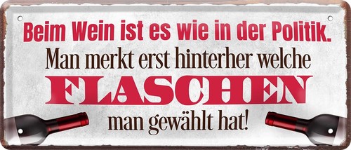 Blechschild lustiger spruch - blechschild,