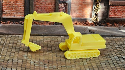 Spur mini bagger gelb als - n,