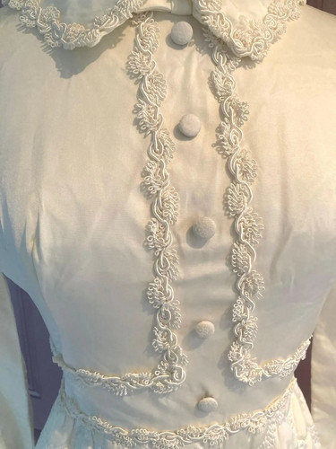 Vintage brautkleid 60er lang - 60er,