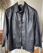 Lederjacke schwarz