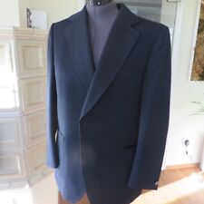 Vintage Herren Anzug 2 teilig 45 % Schurwolle  dunkelblau Gr. 26 wie neu