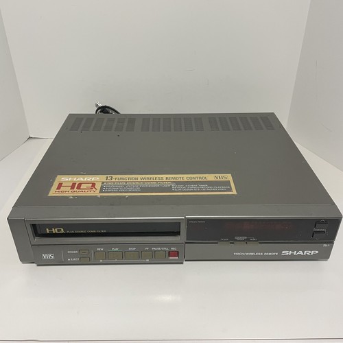 Sharp video cassette recorder - video,