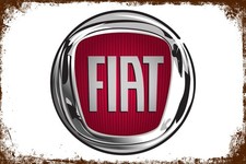 Blechschild FIAT 30 x 20 cm