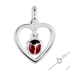 Kinderkette Herz Anhänger