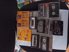 9 XCompact cassette, Gebraucht, Agfa,Sony,Magna,BASF, Maxell