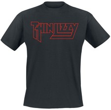 Thin Lizzy T-Shirt Herren Life Logo schwarz Band-Merch, Bands, Nachhaltigkeit