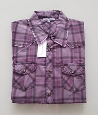 Faith Connexion Paris Damen Hemd Shirt Langarm Mauve Gr: XL
