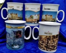 Echt Karlsbader Porzellan,3Jacobs Kaffee Becher,Edition 1  + 2  Jacobs Tassen