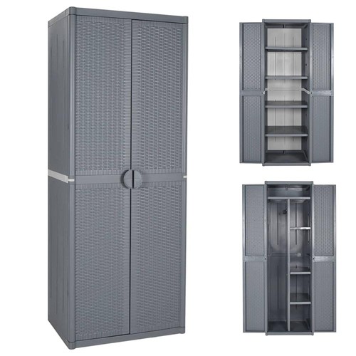 Gartenschrank rattan optik - gartenschrank, rattan-optik