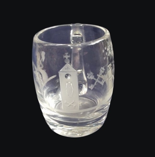 Seltenes freimaurer glas - freimaurer-glas,