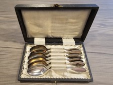 BSF 90 Platura 6 Kaffeelöffel um 1925 Dekor Am Griff Ohne Gravur