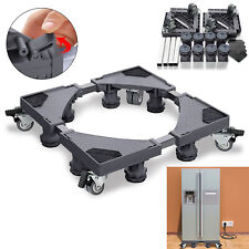 Waschmaschinen Untergestell 4 Räder Trockner Sockel Podest Höhenverstellbar neu