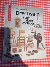 Drechseln nach alten Vorlagen Hans Martensson der Vorlagenbogen ist auch dabei
