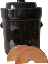 20 L Gärtopf Keramik Rumtopf Früchte Steinzeug Steingut Rum Rumpott Fruchttopf